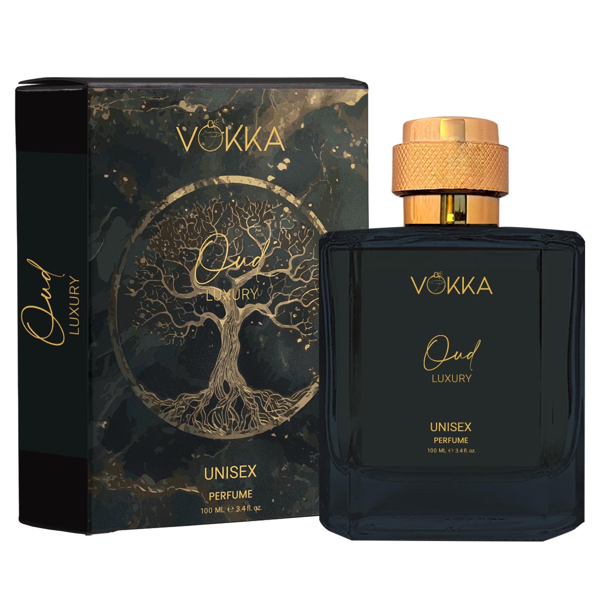 VOKKA Oud 100 ml | Unisex Luxury Long Lasting Smokey Perfume For Men And Women