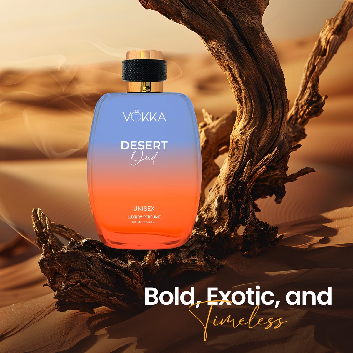 Vokka Desert Oud & Arabian Stories 200 ml | Pack of 2 x 100ml Each