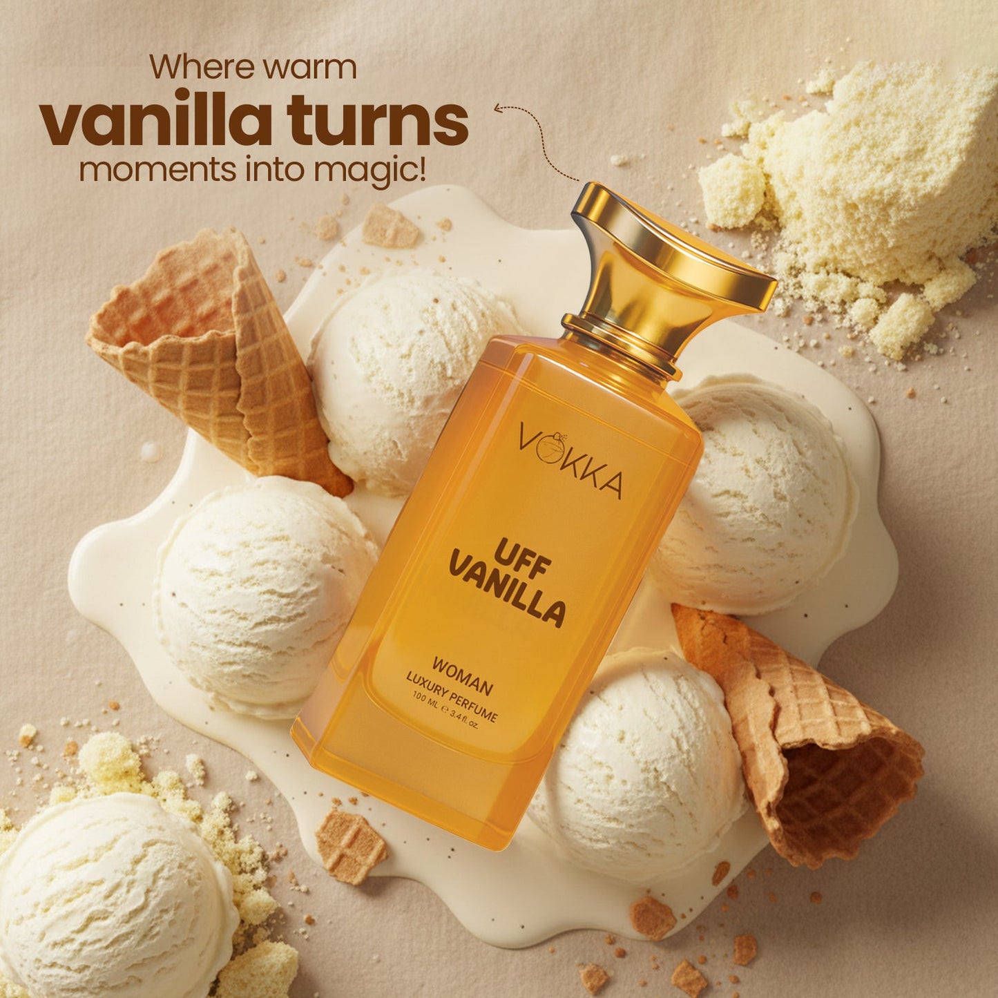 Vokka Uff Vanilla For Woman 100ml Perfume