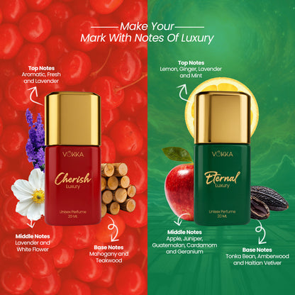 Vokka Bond Collection Luxury Long Lasting Unisex Perfume Gift Set 4x20ml