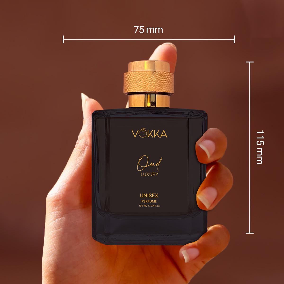 VOKKA Oud 100 ml | Unisex Luxury Long Lasting Smokey Perfume For Men And Women