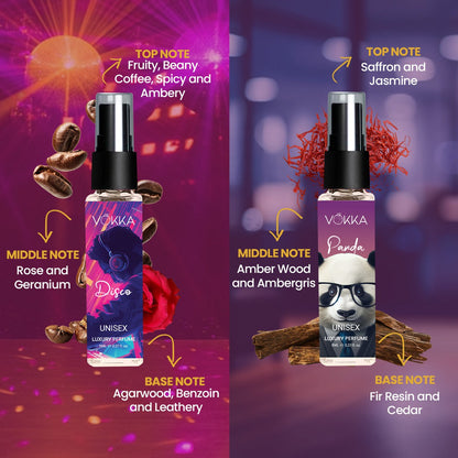 Vokka Perfume Trial Pack – Pack of 8 x 8ml Unisex Luxury Perfumes